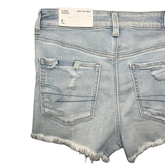 American Eagle Shorts Women's Size 8 Next Level Stretch High Rise Shortie - Picture 7 of 12